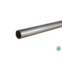Tubo de acero galvanizado tubo de construcción barandilla hilo metal redondo Ø 50x1,4mm
