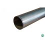 Tubo de acero galvanizado tubo de construcción barandilla hilo metal redondo Ø 50x1,4mm