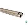 Tubo de acero inoxidable tubo capilar de pared delgada de 4-12 mm V2A 1.4301 alrededor de 2,0 metros