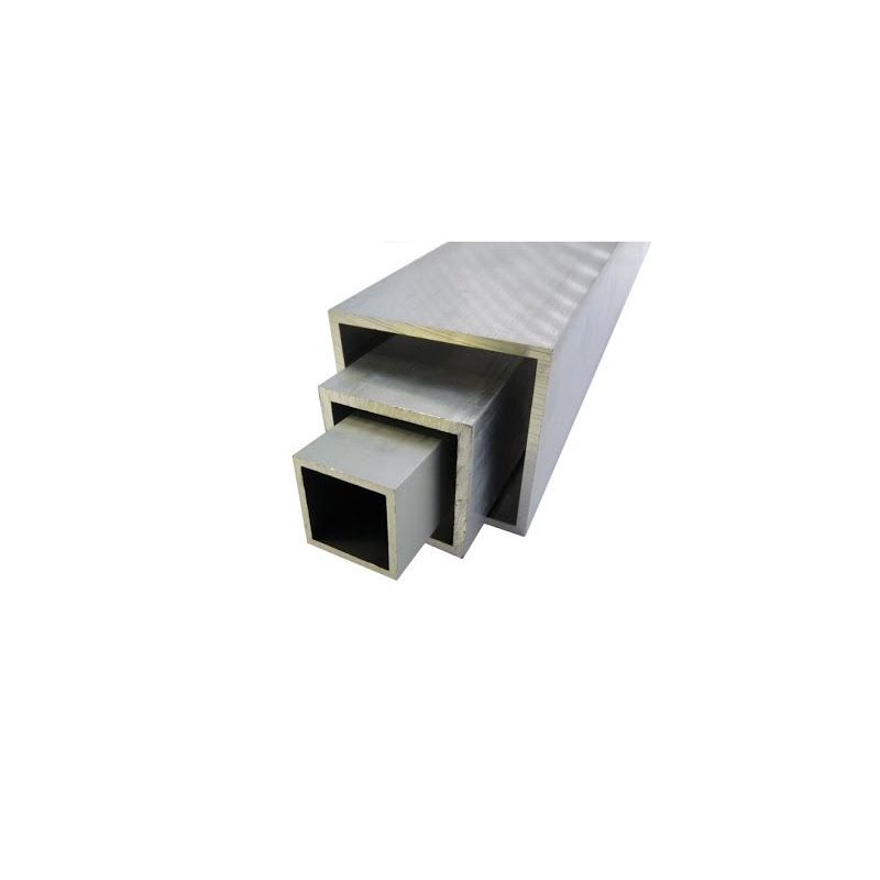 Tubo cuadrado de aluminio 20x20x2-100x100x4mm Tubo cuadrado AlMgSi0.5 0.2-2 metros Tubo cuadrado de aluminio 20x20x2-100x100x4mm Tubo cuadrado AlMgSi0.5 0.2-2 metros
