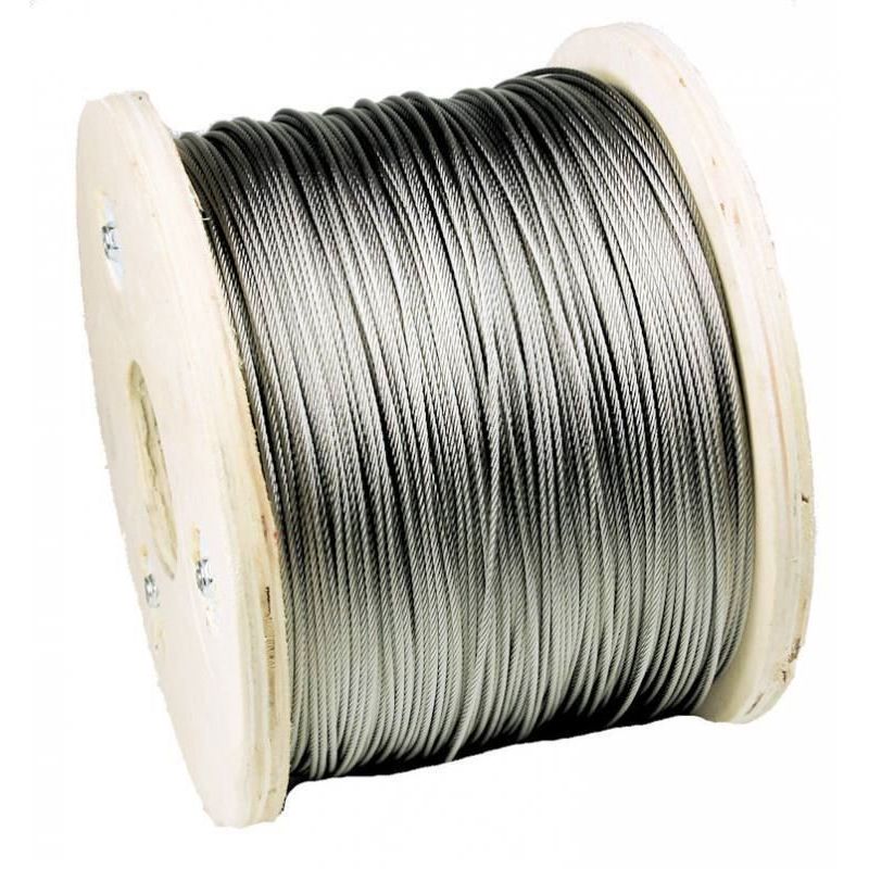 Cable acero inox D4 L15m