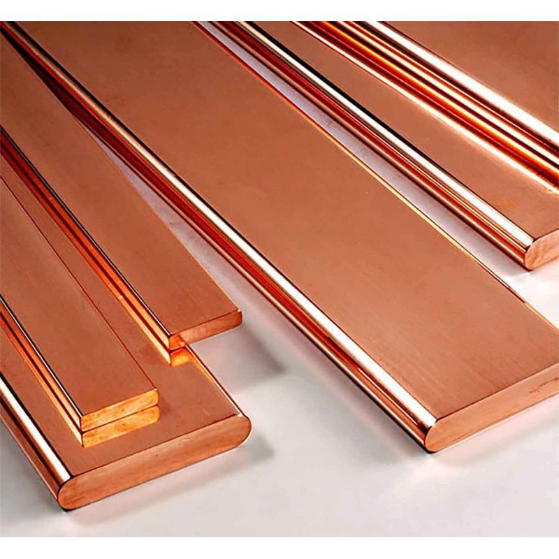 Barra plana de cobre Tiras de chapa de 30x2mm-90x10mm cortadas a 0,5 a 2 metros Barra plana de cobre Tiras de chapa de 30x2mm-90x10mm cortadas a 0,5 a 2 metros