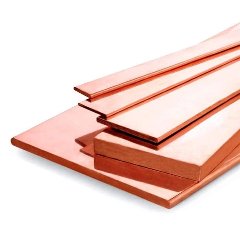 Barra plana de cobre 30x2mm-90x5mm tiras de chapa cortada a medida placa de 0,5-2 metros Barra plana de cobre 30x2mm-90x5mm tiras de chapa cortada a medida placa de 0,5-2 metros