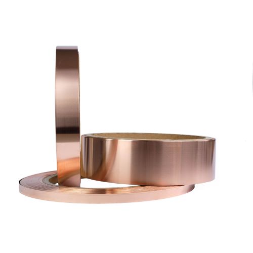 Cinta de cobre de 0,05-0,4 mm de ancho Cinta de 20 mm-200 mm Lámina de cobre de 0,1 a 100 metros Evek GmbH - 1