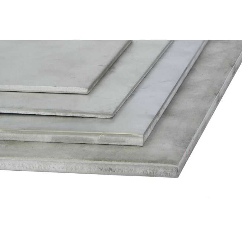 Chapa de acero inoxidable 1,2mm-2mm (Aisi - 304 (V2A) / 1.4301 /  X5CrNi18-10) Placas Corte de chapa seleccionable tamaño deseado