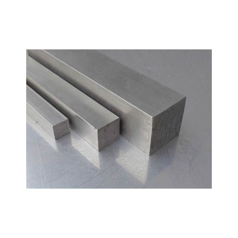 Barra cuadrada 4x4 mm – 50x50 mm acero inoxidable 1.4301 barra cuadrada V2A barra maciza cuadrada completa AISI 304 Evek GmbH -
