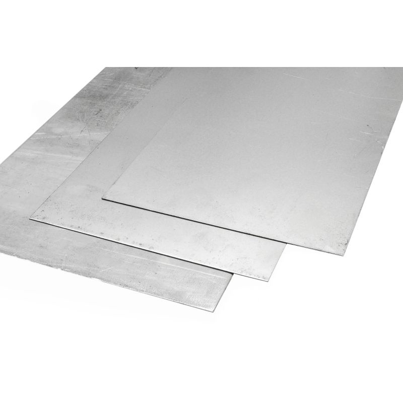 Chapa de acero galvanizada 4-8 mm placas de hierro, corte a medida seleccionable, tamaño deseado posible, 100x1000 mm