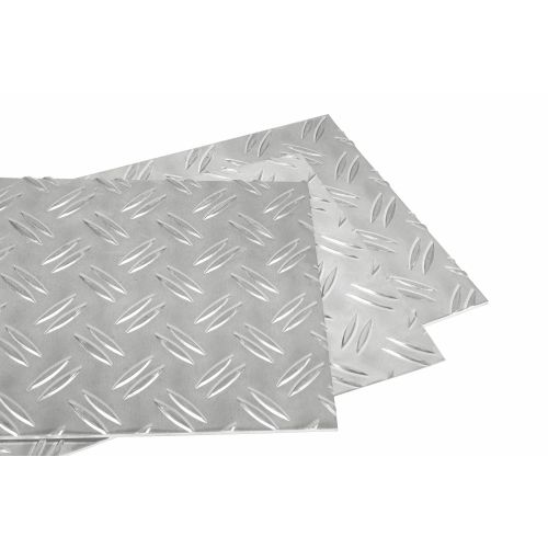 Chapa de aluminio estriada 1.5/2mm - 5/6.5mm seleccionable chapa de aluminio estriada doble chapa de aluminio chapa fina