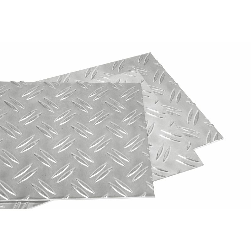 Chapa de aluminio estriada 1.5/2mm - 5/6.5mm seleccionable chapa de aluminio estriada doble chapa de aluminio chapa fina