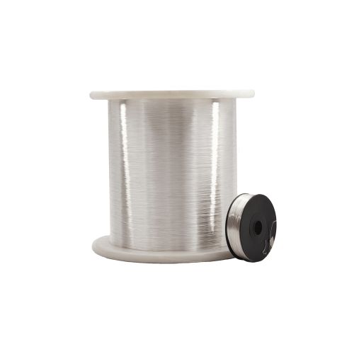 Alambre de cobre plateado Ø0,1-1 mm, alambre de plata con núcleo de cobre, para joyería, 2-750 metros