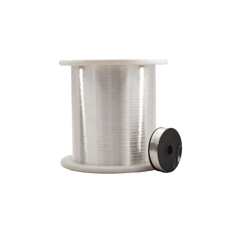 Alambre de cobre plateado Ø0,1-1 mm, alambre de plata con núcleo de cobre, para joyería, 2-750 metros