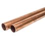 Tubo de cobre 3x0.5mm-54x1.5mm varilla 2.0090 Aisi C11000 calentar agua potable 0.1-2 metros