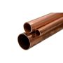 Tubo de cobre 3x0,5 mm-54x1,5 mm barra 2,0090 Aisi C11000 calefacción agua potable 0,1-2 metros, cobre