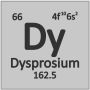 Disprosio Dy puro 99,9% metal de tierras raras 66