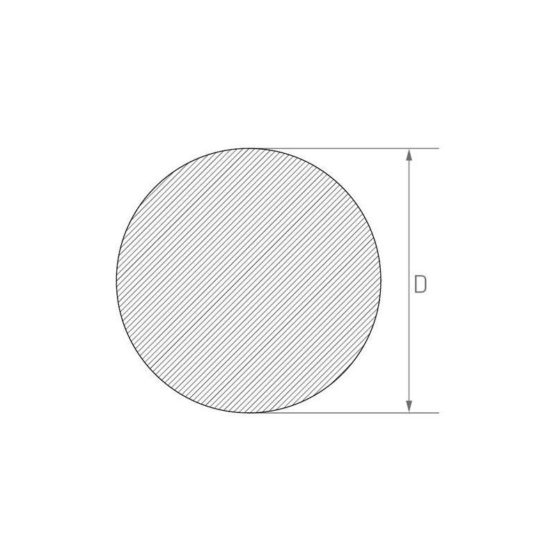 Varilla de acero inoxidable 3mm-625mm 1.4404 AISI 316L