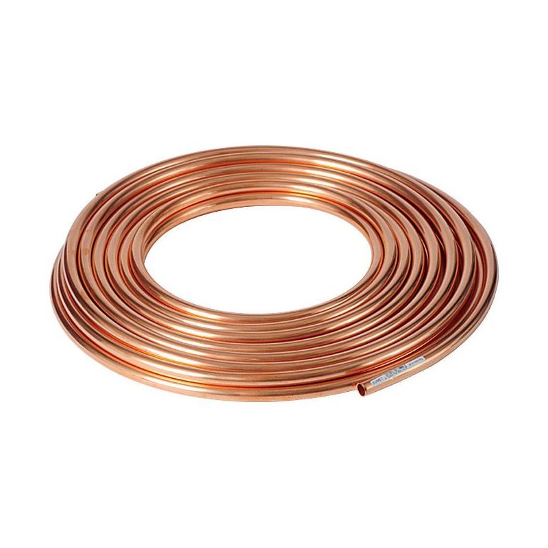 Tubo de cobre blando recocido 1х0.2mm-3х0.5mm Cu-DHP/CW024A en rollo 2.1990