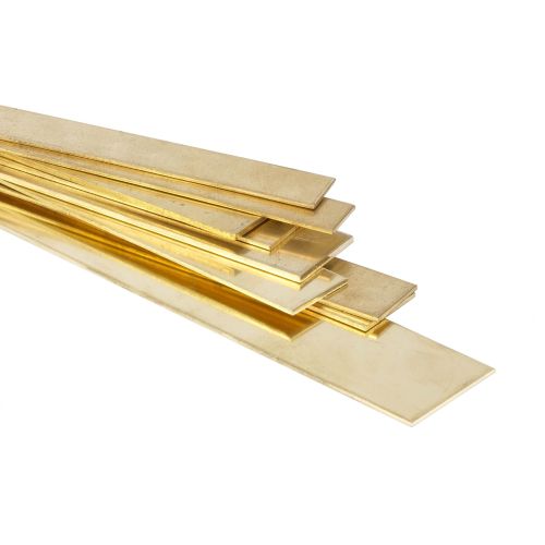 Comprar tiras de latón barra plana 30x2mm-90x6mm corte a medida