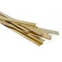 Tiras de latón en lámina Barra plana 30x2mm-90x6mm Corte de tiras