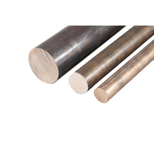 Barra de bronce 13-51 mm Rg7 barra redonda 2.1090 CuSn7ZnPb CC493K