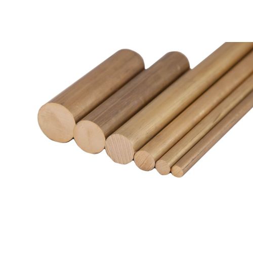 Varilla de latón Ø42-400mm Varilla redonda Material redondo de latón 2.0401 CuZn39Pb3 Ms58 Varilla redonda de latón