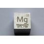 Cubo de metal de magnesio Mg 10x10mm pulido 99,95% de pureza