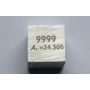 Cubo de metal de magnesio Mg 10x10mm pulido 99,95% de pureza