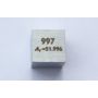 Cubo de Cromo Cr Metal 10x10mm pulido 99,7% pureza