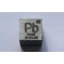 Cubo de metal de plomo Pb 10x10mm pulido 99,99% de pureza