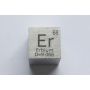 Cubo de metal de erbio Er 10x10mm pulido 99,9% de pureza