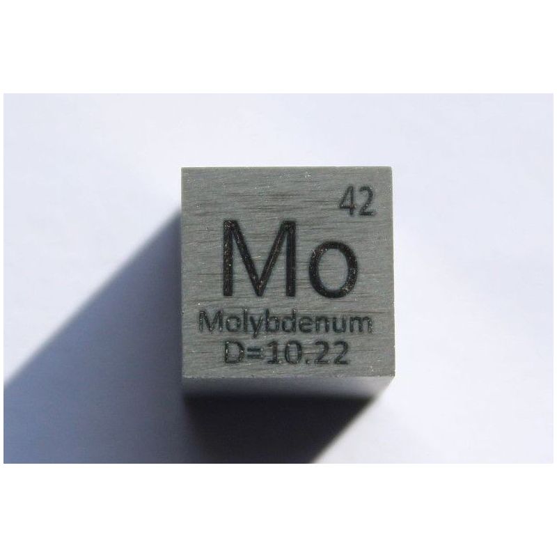 Cubo de metal de molibdeno Mo 10x10mm pulido 99,95% de pureza