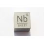 Cubo de niobio Nb metal 10x10mm pulido 99,95% pureza