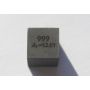 Cubo de metal de carbono C 10x10mm pulido 99,9% de pureza