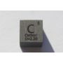 Carbono C cubo de metal 10x10mm pulido 99,9% pureza cubo
