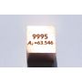 Cubo de metal pulido 10x10mm pureza