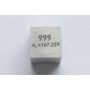 Cubo de metal pulido 10x10mm pureza