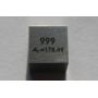 Cubo de metal pulido 10x10mm pureza