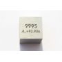 Cubo de metal pulido 10x10mm pureza