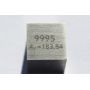 Cubo de metal pulido 10x10mm pureza