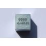 Cubo de metal pulido 10x10mm pureza
