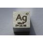 Cubo de metal pulido 10x10mm pureza