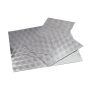 Chapa de acero inoxidable 0.5-1.5mm V2A corte a medida placas 1.4301 en relieve circular