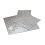 Chapa de acero inoxidable 0.5-1.5mm V2A corte a medida placas 1.4301 en relieve circular