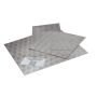 Chapa de acero inoxidable 0.5-1.5mm V2A corte a medida placas 1.4301 en relieve circular