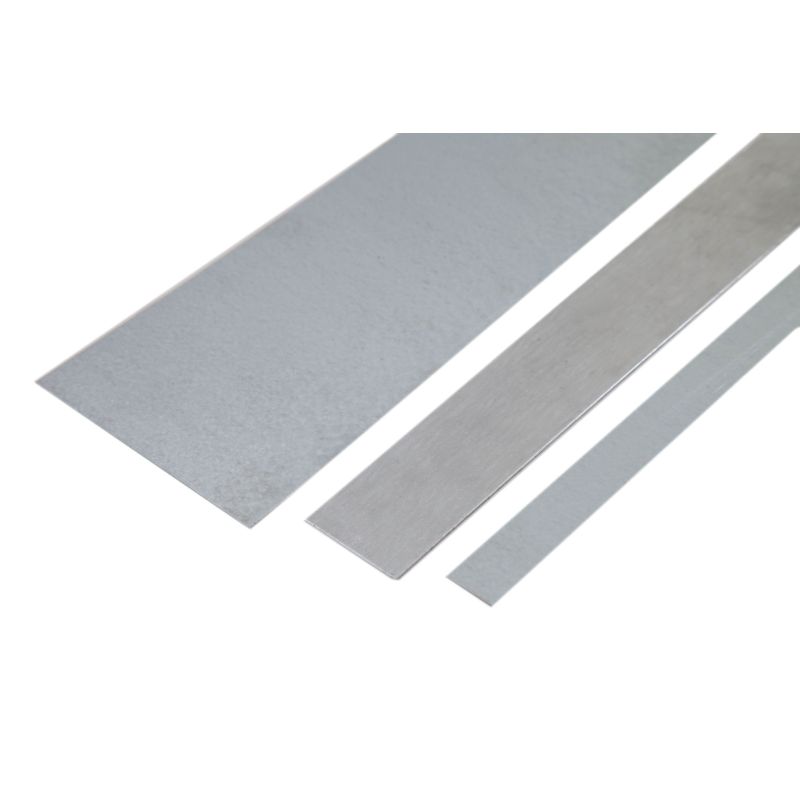 Barra plana de acero galvanizado 0,5x20mm-6x90mm tiras de chapa cortadas a medida tiras