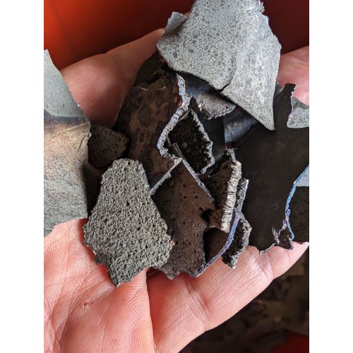 Hojuelas de cobalto Co 99.7% puro Elemento de metal 27 1gr-10kg