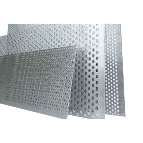 Placa de aluminio perforada RV10-15, corte a medida seleccionable, medida a pedido posible, aluminio